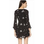 Free People OB456149S Black/White Jasmine Embroidery Kimono Fit/Flare Dress $148 Photo 1