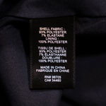 Rebecca Taylor Stretch Textured Sleeveless Open Back Ruffle Mini Dress Navy Blue Photo 2