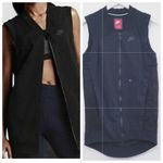 Nike Black Mesh Vest Full Zip Up Photo 1