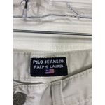 Vtg Polo Jeans Co Ralph Lauren Saturday Jeans Womens Sz 6 Off‎ White Flag Logo Photo 3
