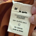 Cult Gaia  One Shoulder Waist Cut-Out Taja Ginger Dress Orange Size M Photo 7