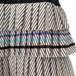 Lucky in Love On The Line Pleated Tennis Skirt Skort Black White size large Photo 6