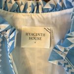 Tuckernuck Hyacinth House Blaine Mini Dress Blue White Bell Sleeve Boho Chic Size Small Photo 6