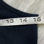 Vintage Y2K Glitter Glue Butterfly Crop Top Medium Black Photo 3