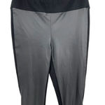 J. McLaughlin  Black Faux Leather Front Ponte‎ Leggings Black Size Medium Photo 2