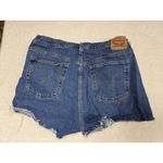 Levi's Vintage 90s Levi’s 501 Women’s Jean Shorts Size 33 Med Wash Cut-Off Photo 2