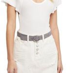 Free People NWT  Destroyed Denim Mini Skirt Photo 0