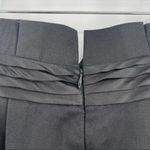 PLASTIC ISLAND Skirt Satin Bow BlackTie Cocktail Pencil Pleats Waist Twee Medium Photo 5