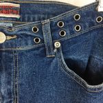 Z Cavaricci Vintage Blue Flair Wide Slit Leg Rivet Waist Jeans 11 Size undefined Photo 7