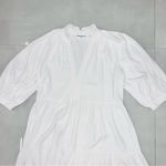 Amanda Uprichard  Saffron Midi Dress In White Photo 6