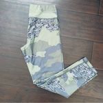 Aerie  Women's Cute Green/Gray Camo Print Yoga Workout Lounge Leggings | Size: M Photo 0