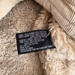 BKE Vintage Y2K Women's Tan Beige Sherpa Lined Corduroy Hoodie Jacket Sz Medium Photo 4