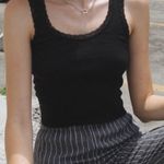 Brandy Melville black lace tank top Photo 0