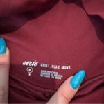 Aerie  Chill Play Move Red Leggings Photo 2