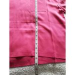 Badgley Mischka  Short Sleeve Silk Pocket T-Shirt Honey Suckle Coral Women's Sz L Photo 8