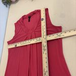 Susan Lawrence  Women’s Sleeveless Cowl Neck Blouse XL Hot Pink Stretch Pullover Photo 8