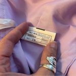 NWOT lavender one shoulder bridesmaid dress with side cutout and slit size 2 Purple Photo 6