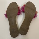 Birdies  The Sparrow Sandal in Sangria Pink Orange fringe slip on quilted US 7.5 Photo 3