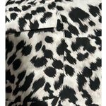 Dalia Collection  Black Gray High Low Long Sleeve Button‎ Up Blouse Size XL Photo 2