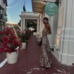 ZARA  maxi dress Satin animal print leopard cheetah flowy casual summer  Photo 5