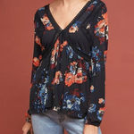 Anthropologie ✨ Maeve Riley Floral Multicolor Sz Small Top✨ Photo 0