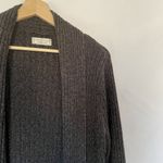 Worthington Essentials long dark gray sweater cardigan comfortable thick warm Photo 1