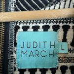 Judith March  the Little Jacquard High Neck Shift Dress in Black Sz‎ L Photo 4