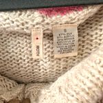 Anthropologie 🆕  MOTH Small NWT Cream Floral Off Shoulder Cardigan Sweater Silk Photo 2