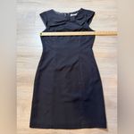 Studio I Elegant Black Midi Dress with Bow Detail Size 10 Photo 6