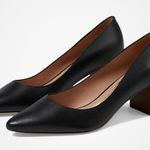 Cole Haan NWOB  Women's Cassandra Block Heel Pump  size 9 B black leather Photo 0