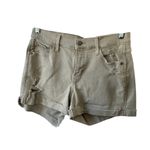 Old Navy  TAN Boyfriend Cuffed Mid-Rise Denim Shorts Women's Size 6 Photo 1