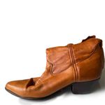 Laredo  Women's Tan Leather Mid Calf Western Boots Photo 3