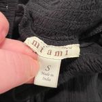 Miami Casual Shorts Black Embroidered Pom Pom Trim Photo 7