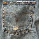 Levi's EUC Ribcage Straight Ankle Distressed Denim Jeans Size 30 Photo 3