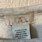 CAD Sweatshirt Cropped Gray with Lace Up Neck Size XS Photo 5