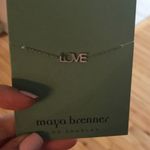 Maya Brenner LOVE bracelet silver NEW Photo 1