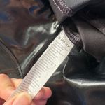 Spanx ‎ Faux Leather High Waisted Leggings Pants Women's M/M Black Shiny Photo 3