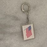 None Patriotic American Flag Keychains 5 piece Photo 1