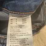 American Eagle - Super Hi-Rise Flare Jeans Large Front Thigh Pockets Size 8 SHORT Photo 6