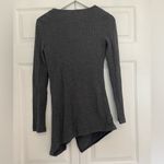 Marc New York  draped cowl neck asymmetrical hemmed long sleeve thermal Photo 3