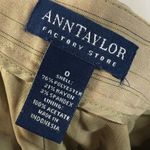 Ann Taylor  Y2K Beige Pinstripe Chalk Dress Pants 0 Photo 3