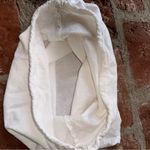 Vintage Paloma Picasso white & red drawstring cotton purse handbag dust Bag Photo 8