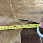 Nili Lotan Womens Jacket Small Camel Brown 1/4 Zip Collar Velour Sweater Track Photo 5