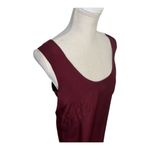 Mossimo Shift Dress Size M Burgundy Red Sleeveless Solid Racerback Casual Size M Photo 4