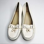 Stuart Weitzman | White Patent Leather Loafers Photo 35