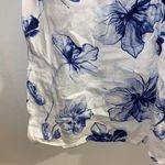 Bellambra NWT  White/Blue Halter Tie Floral Linen Dress S Photo 6