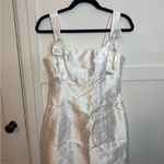 Lulus Lulu’s Exceptionally Precious White Satin Bow Mini Dress Photo 4