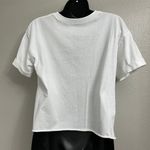 Modern Lux Smile More white Croptop with pink letters Medium Photo 1