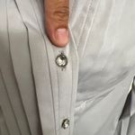 Style & Co  Top light gray, new button down blouse size medium 🩷 Photo 4