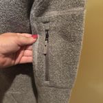 Smartwool  Womens Hudson Trail Fleece Pullover Sweater‎ Cowl Neck Size Large Gray Photo 3